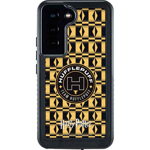 Wizarding Worlds Harry Potter Team Hufflepuff Galaxy S24 Waterproof Case